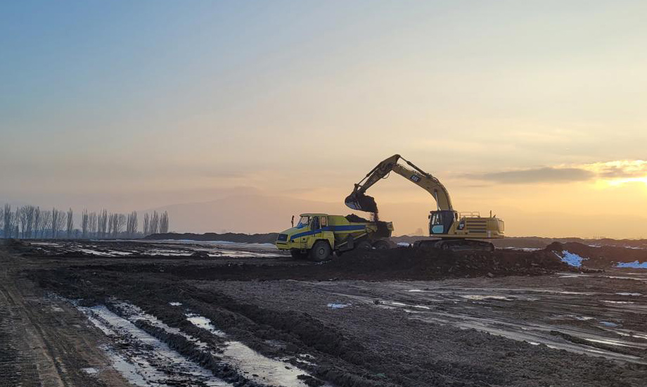 Valaliky Industrial Park pri Košiciach napreduje so stavebnou prípravou pozemku budúceho priemyselného parku